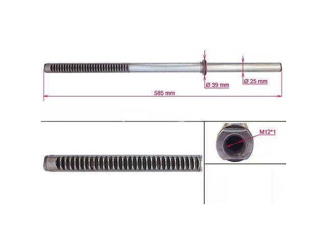 Шток рулевой рейки с ГУР RENAULT SAFRANE II (B54_) 96-00,SAFRANE I (B54_) 92-96 RENAULT SAFRANE II (B54_) 96-00,SAFRA...