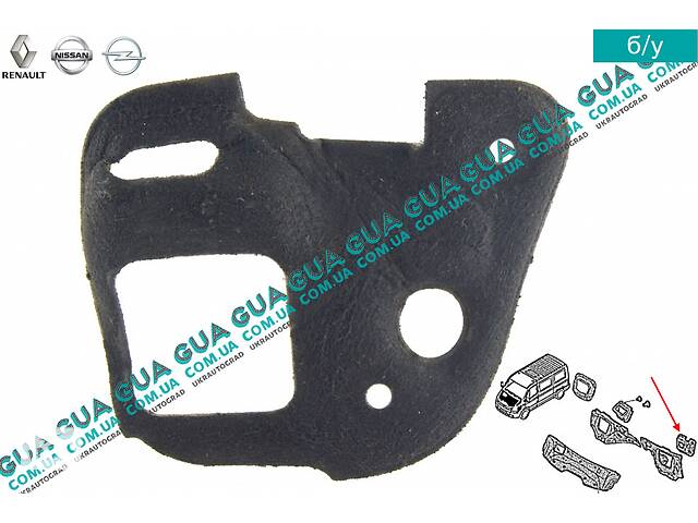 Шумоизоляция моторного отсека 8200283348 Nissan / НИССАН INTERSTAR 1998-2010 / ИНТЭРСТАР 98-10, Opel / ОПЕЛЬ MOVANO 2...