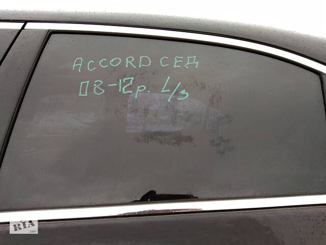 Стекло двери для Honda Accord 2008-2012 седан заднее левое