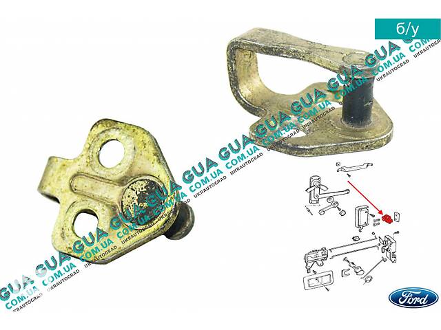 Скоба замка передней двери ( фиксатор / зацеп / петля ) с 1991 до 1994 92VBV21982AA Ford / ФОРД TRANSIT 1985-2000 / Т...
