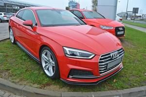 Сплиттер Audi A5 F5 S-line / S5 B9 тюнинг элерон обвес (V1)