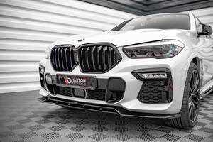 Сплиттер BMW X6 G06 M Sport тюнинг элерон обвес (V2)