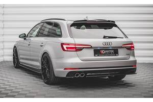 Спойлер Audi A4 B9 Avant / S4 B9 тюнинг сабля обвес (maxton)