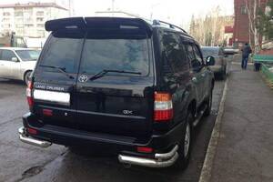 Спойлер козирок Toyota Land Cruiser 105 1998-2007 распашонка 2 двері (ABS під фарбування)