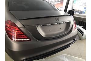 Спойлер Mercedes w222 стиль AMG сабля тюнинг