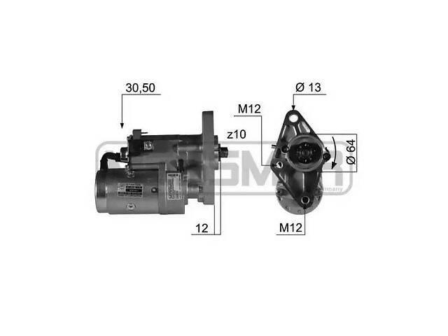 Стартер TD1097271 на MASSEY FERGUSON MF 5600 2004-