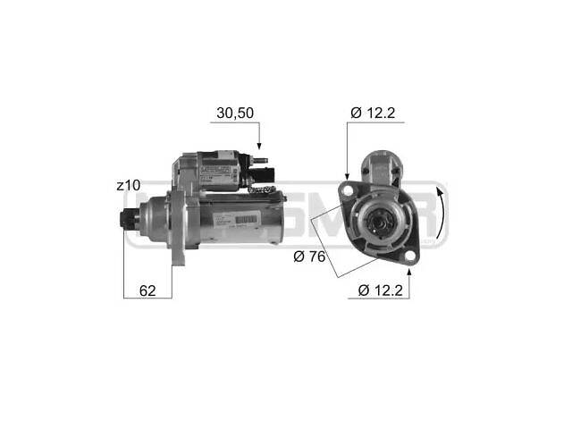 Стартер TD1098004 на VW JETTA III (1K2) 2005-2010