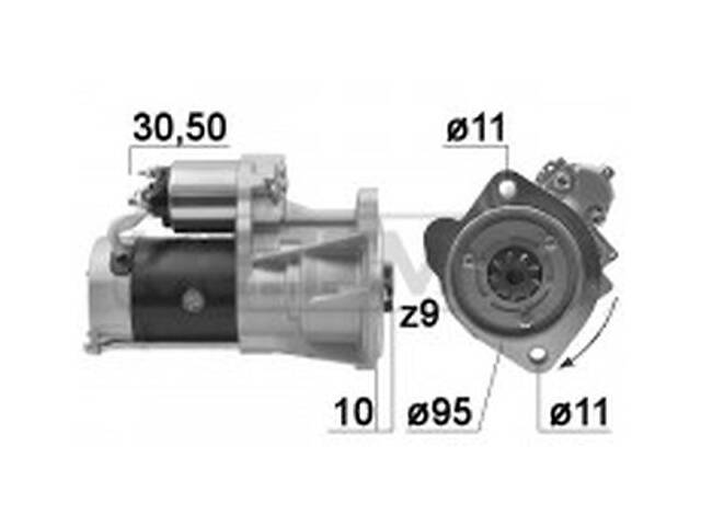 Стартер WD0215565 на NISSAN TERRANO II 1992-2007