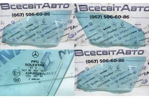 Стекло передней левой двери Mercedes C-Class W203 (2000-2007) E-Class W211 (2002-2008) до рестайлинг голубое 43R-000262