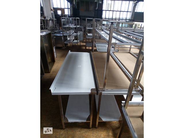 Стол из нержавеющей стали, производственные столы.
