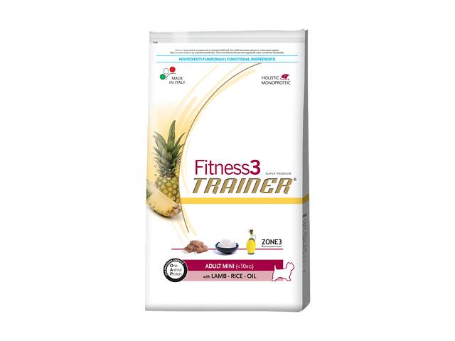 Сухий корм для собак Trainer Fitness Adult Mini With Lamb Rice Oil