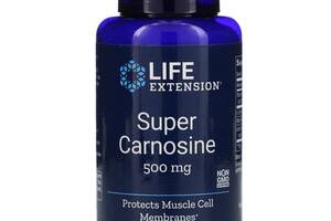 Супер Карнозин, Super Carnosine, Life Extension, 500 мг, 60 вегетарианских капсул