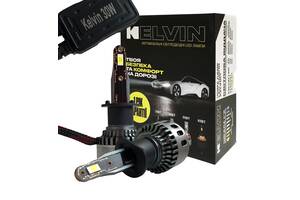 Світлодіодні LED лампи H1 Kelvin Mseries 12-24V автолампи 8000Lm 6000K