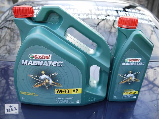 Синтетическое моторное масло CASTROL MAGNATEC SAE 5w-30 AP, 4л