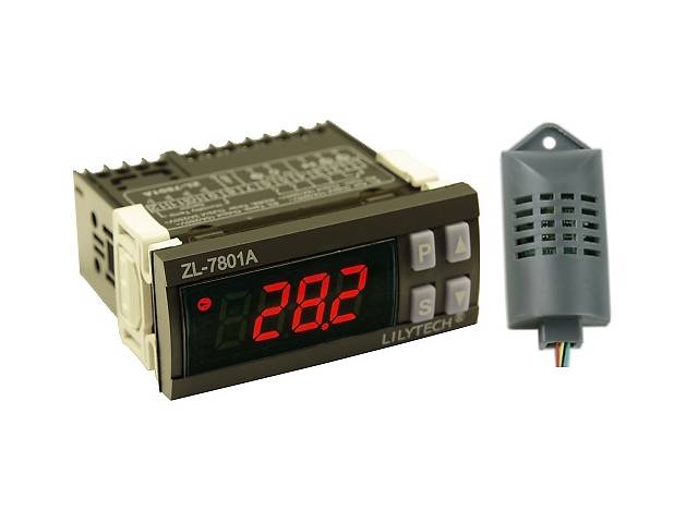 Терморегулятор Lilytech ZL 7801A контролер температури і вологості