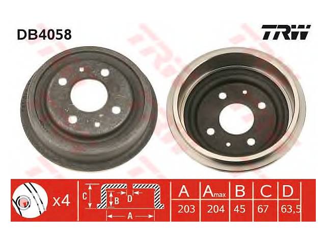 Тормозной барабан для моделей:FORD (SIERRA,SIERRA,SIERRA,ESCORT,ESCORT,ESCORT,ESCORT,ESCORT,ESCORT,TAUNUS,ESCORT,TA...