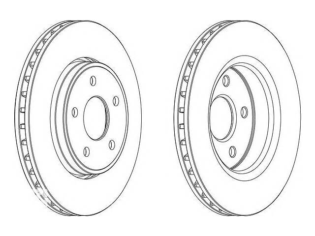 Тормозной диск для моделей:JEEP (GRAND-CHEROKEE,GRAND-CHEROKEE,COMMANDER)