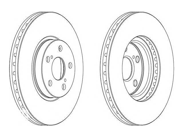 Тормозной диск для моделей:TOYOTA (AVENSIS,AVENSIS,AVENSIS)