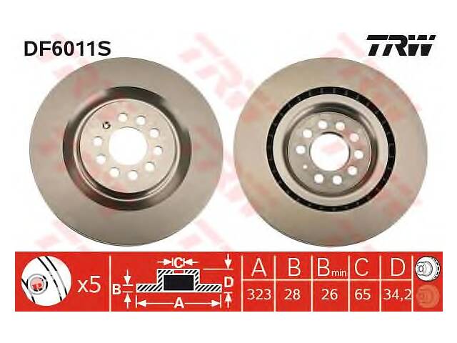 Тормозной диск для моделей:SEAT (TOLEDO,LEON)