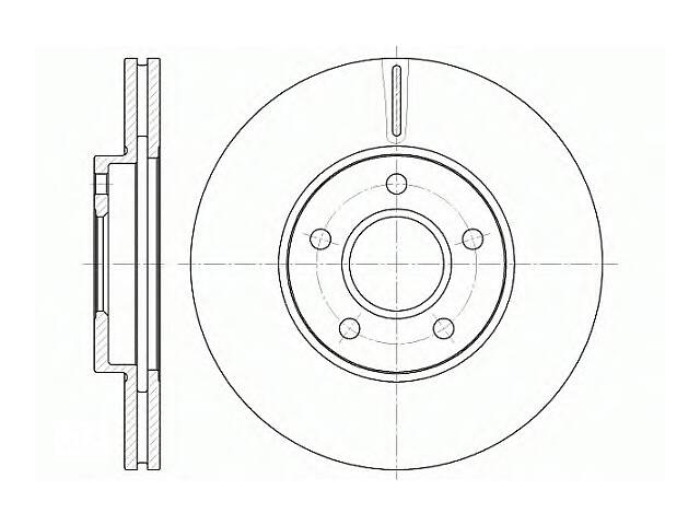 Тормозной диск для моделей:FORD (TOURNEO,TRANSIT)