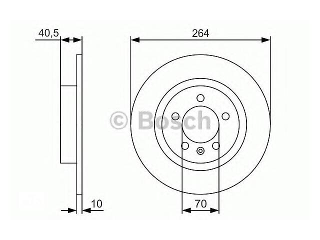 Тормозной диск для моделей:OPEL (CORSA), VAUXHALL (CORSA,CORSAVAN)