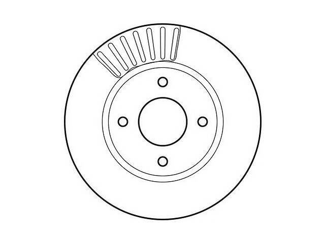 Тормозной диск для моделей:NISSAN (TIIDA,TIIDA,TIIDA,CUBE)
