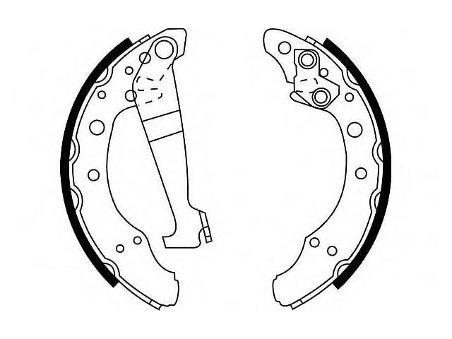 Тормозные колодки барабанные для моделей:AUDI (100,100,80,80,90,90,COUPE), VOLKSWAGEN (SANTANA,PASSAT,PASSAT,PASSAT...