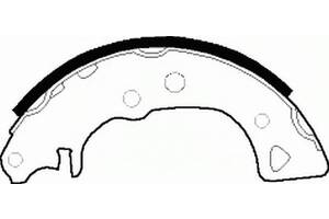 Тормозные колодки барабанные для моделей:CITROËN (AX,SAXO), MEGA (CLUB,CLUB), PEUGEOT (106,106)