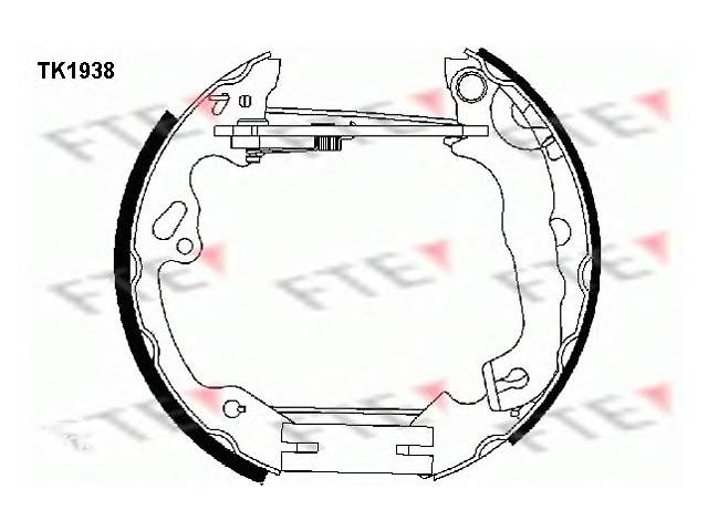 Тормозные колодки барабанные для моделей:FORD (FOCUS,FOCUS)