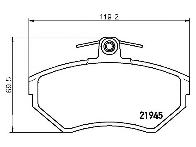 Тормозные колодки для моделей:AUDI (A4,A4), VOLKSWAGEN (PASSAT,PASSAT)