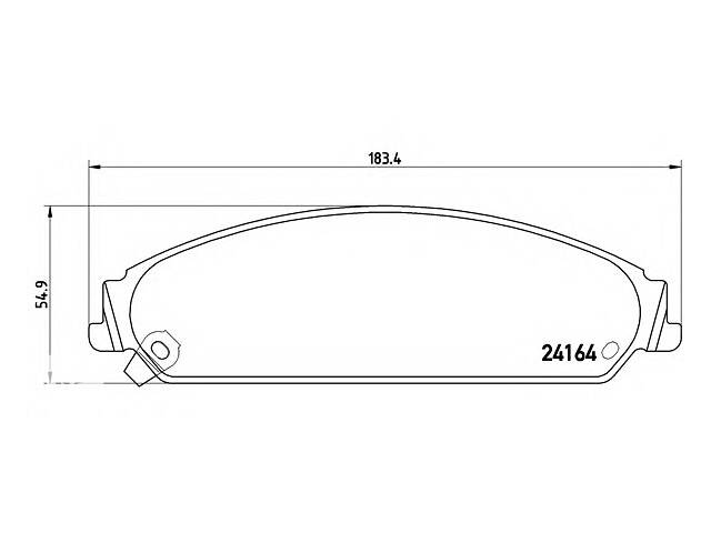 Тормозные колодки для моделей:CHRYSLER (300-C,300-C,300-C), CHRYSLER (BBDC) (300C), DODGE (CHARGER,CHALLENGER), LANC...