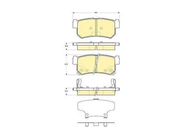 Тормозные колодки для моделей:DAEWOO (REXTON), ROEWE (SAIC) (W5), SSANGYONG (MUSSO,KORANDO,KORANDO,REXTON,KYRON,MUSS...