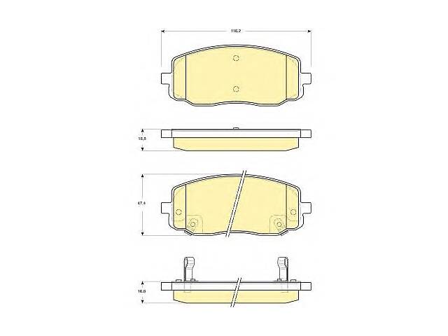 Тормозные колодки для моделей:DODGE (i), HYUNDAI (i10), KIA (PICANTO), NAZA (SURIA)