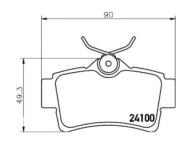 Тормозные колодки для моделей:FORD AUSTRALIA (MUSTANG,MUSTANG), FORD USA (MUSTANG,MUSTANG)