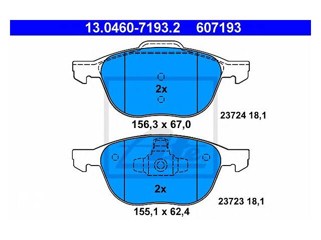 Тормозные колодки для моделей:FORD (FOCUS,FOCUS,FOCUS,FOCUS,FOCUS,C-MAX,KUGA,C-MAX,GRAND-C-MAX,FOCUS,FOCUS,FOCUS,KUG...