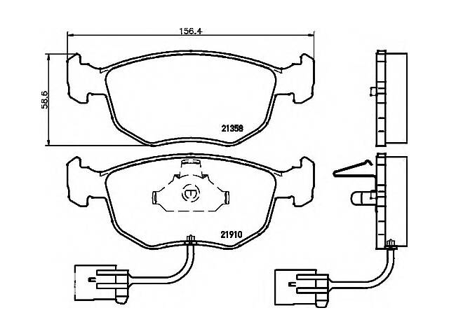 Тормозные колодки для моделей:FORD (SCORPIO,SCORPIO,SIERRA,SIERRA,MONDEO,MONDEO,SCORPIO,SCORPIO,MONDEO,MONDEO,SCORPI...