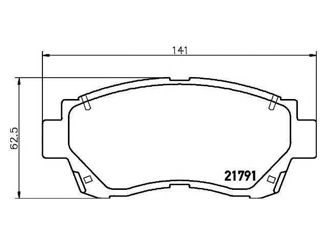 Тормозные колодки для моделей:HOLDEN (APOLLO,APOLLO,APOLLO,APOLLO), LEXUS (ES,LS,ES,SC), TOYOTA (CAMRY,CAMRY,CELICA...