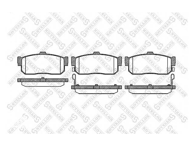 Гальмівні колодки для моделей: INFINITI (G20, I30), NISSAN (MAXIMA,100-NX, PRIMERA, SUNNY, PULSAR, PRIMERA, PRIMERA, MAXIMA...