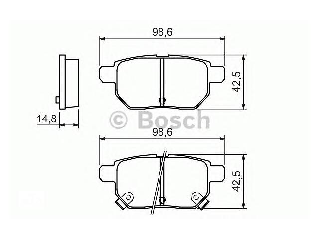 Тормозные колодки для моделей:LEXUS (CT), TOYOTA (PRIUS,IQ,YARIS)