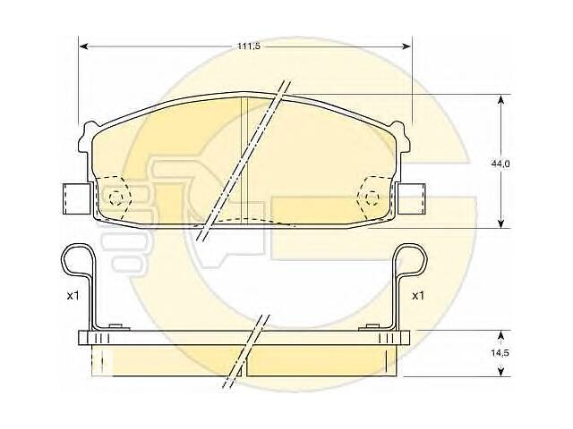 Тормозные колодки для моделей:NISSAN (STANZA,STANZA,SILVIA)