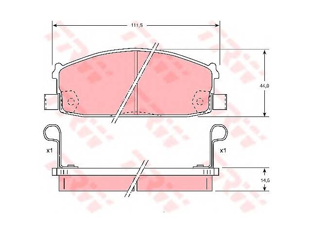 Тормозные колодки для моделей:NISSAN (STANZA,STANZA,SILVIA)