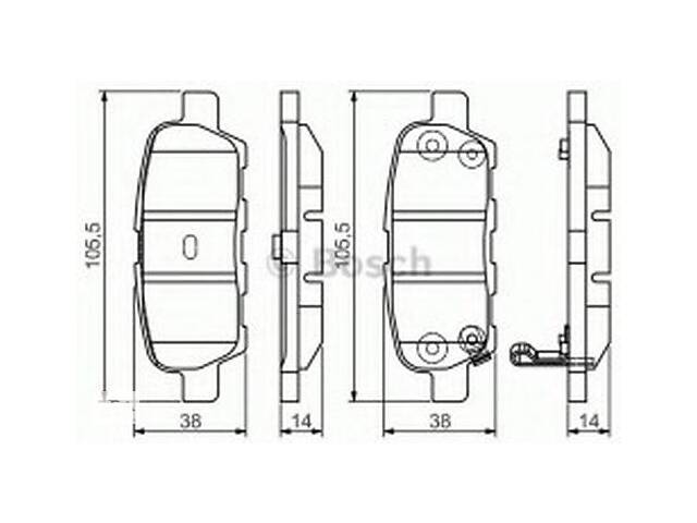 Тормозные колодки дисковые WD0201779 на Nissan Sentra 2014-