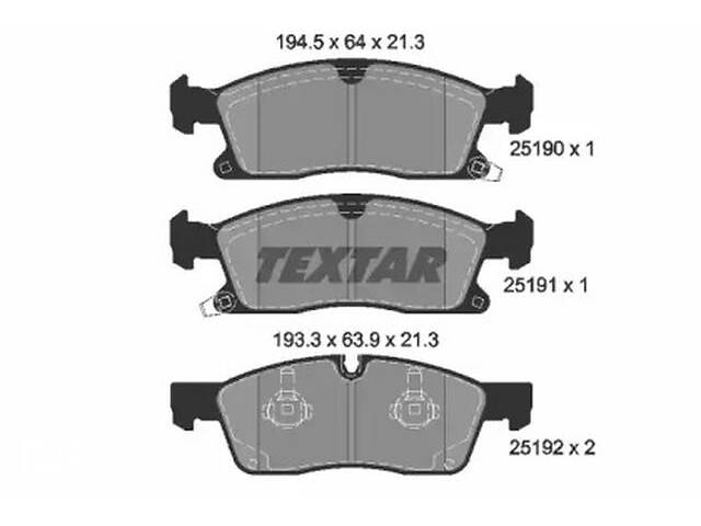 Тормозные колодки дисковые NT0200965 на Jeep Grand Cherokee WK2 2011-2021