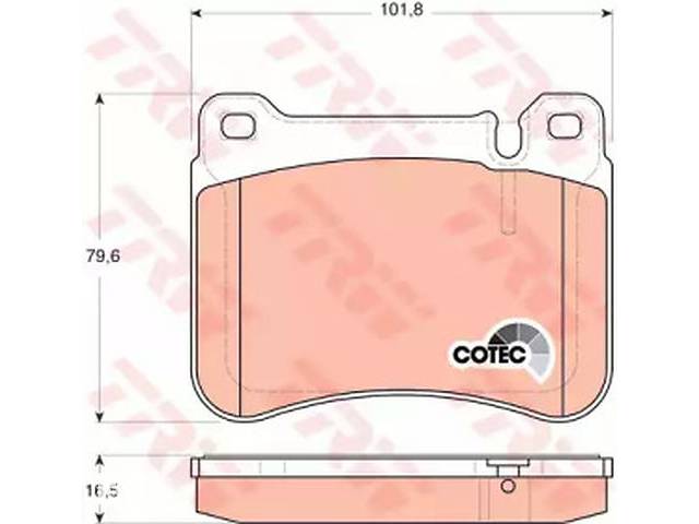 Тормозные колодки дисковые NT0202454 на Mercedes C-Class W203 2000-2007