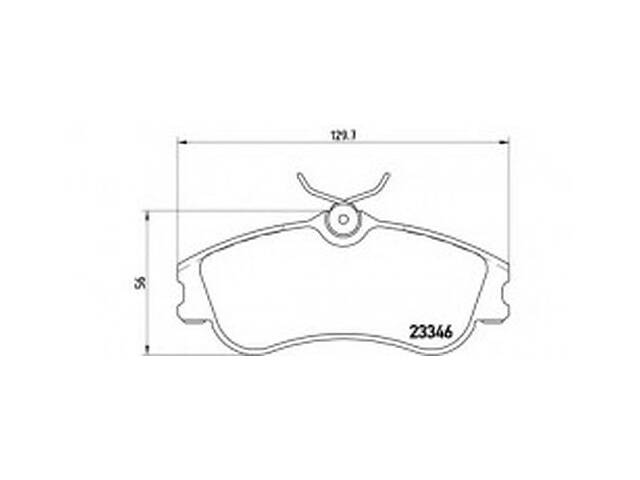 Тормозные колодки дисковые WD0203739 на Citroen Xsara Picasso 2000-2010