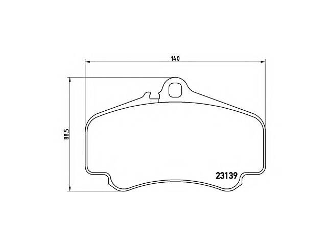 Гальмівні колодки Sport для моделей:PORSCHE (911,911,911,911,911)