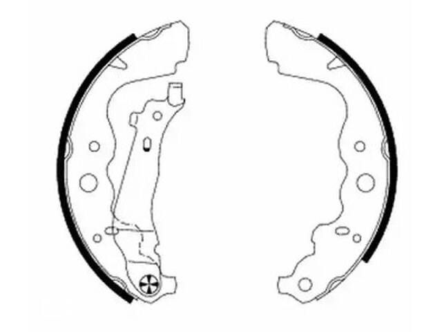 Тормозные колодки (стояночного тормоза) NT0199113 на Dacia Logan MCV 2006-2012