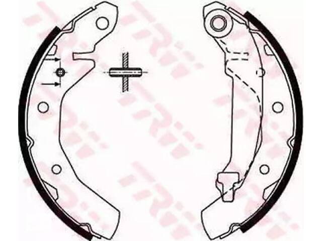 Тормозные колодки (стояночного тормоза) WD0199268 на Daewoo Matiz 2001-2015