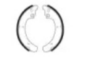 Тормозные колодки задние (стояночной системы) WD0205123 на Lada (Ваз) 2110-12 1995-2014