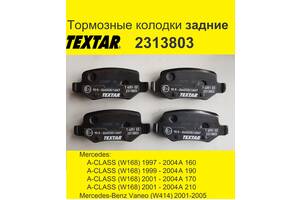 Гальмівні колодки задні (W168) TEXTAR 2313803